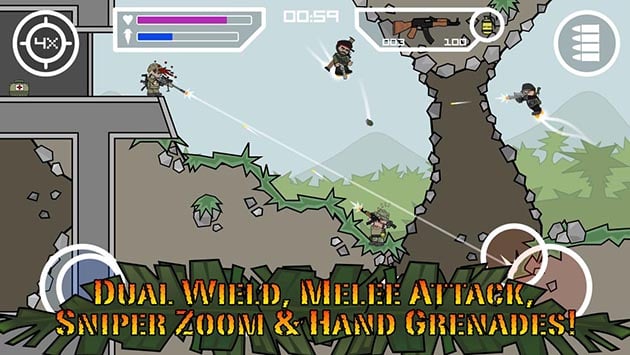 Mini Militia - Doodle Army 2 screenshot 1