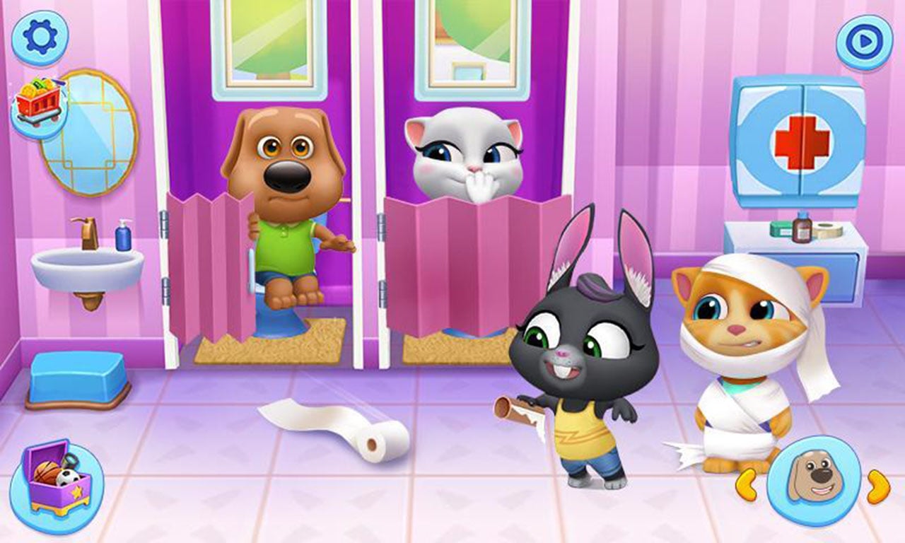 شاشة My Talking Tom Friends 1