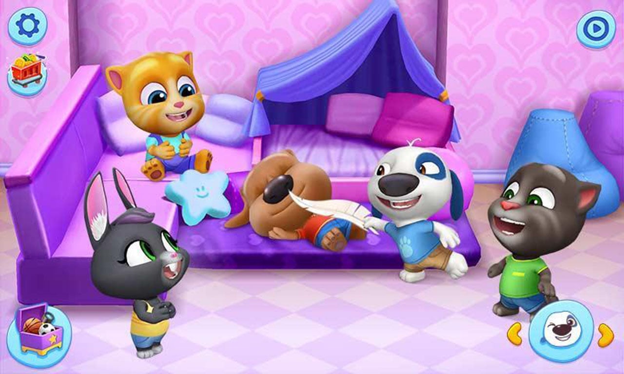 شاشة My Talking Tom Friends 3