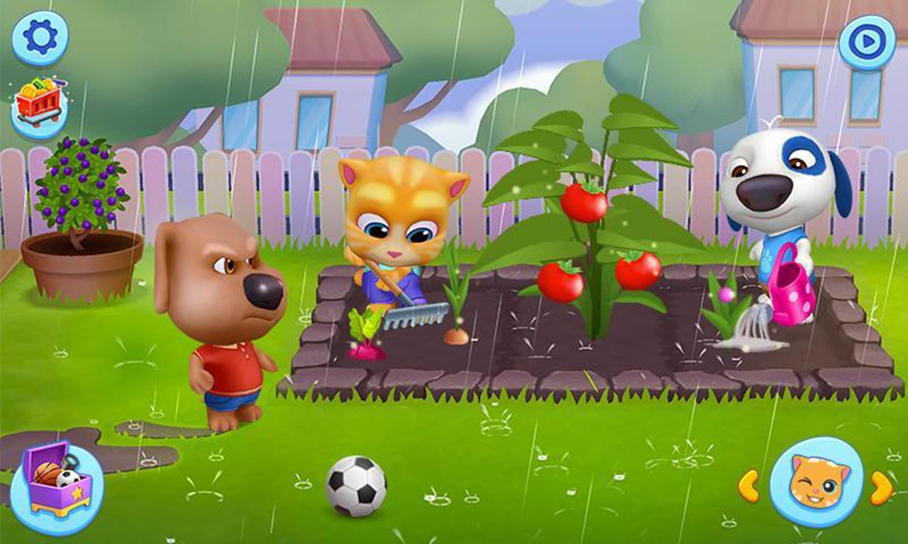 شاشة My Talking Tom Friends 2
