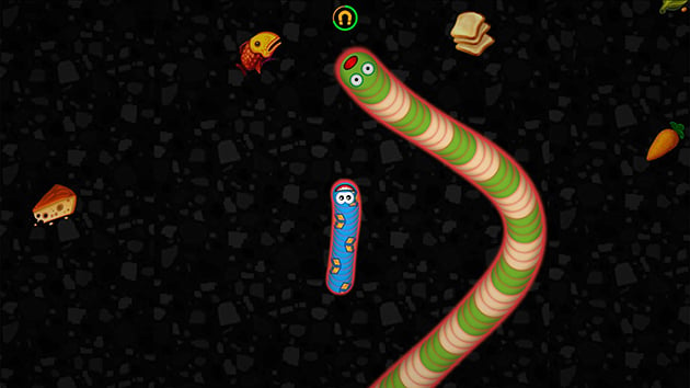 Worms Zone.io قطة 4