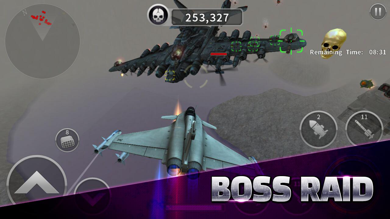 شاشة GUNSHIP BATTLE 3