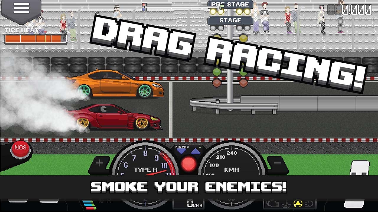 شاشة Pixel Car Racer 1