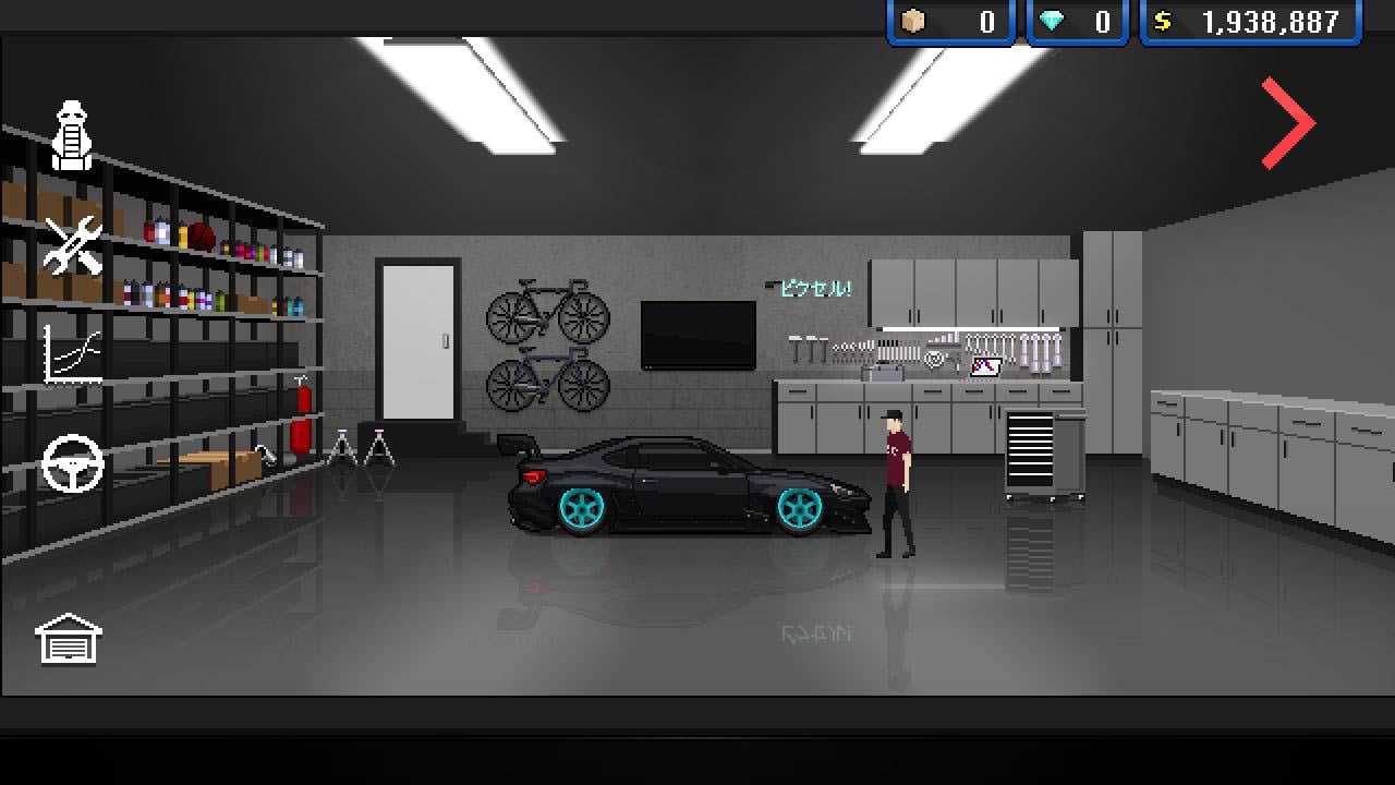 شاشة Pixel Car Racer 6