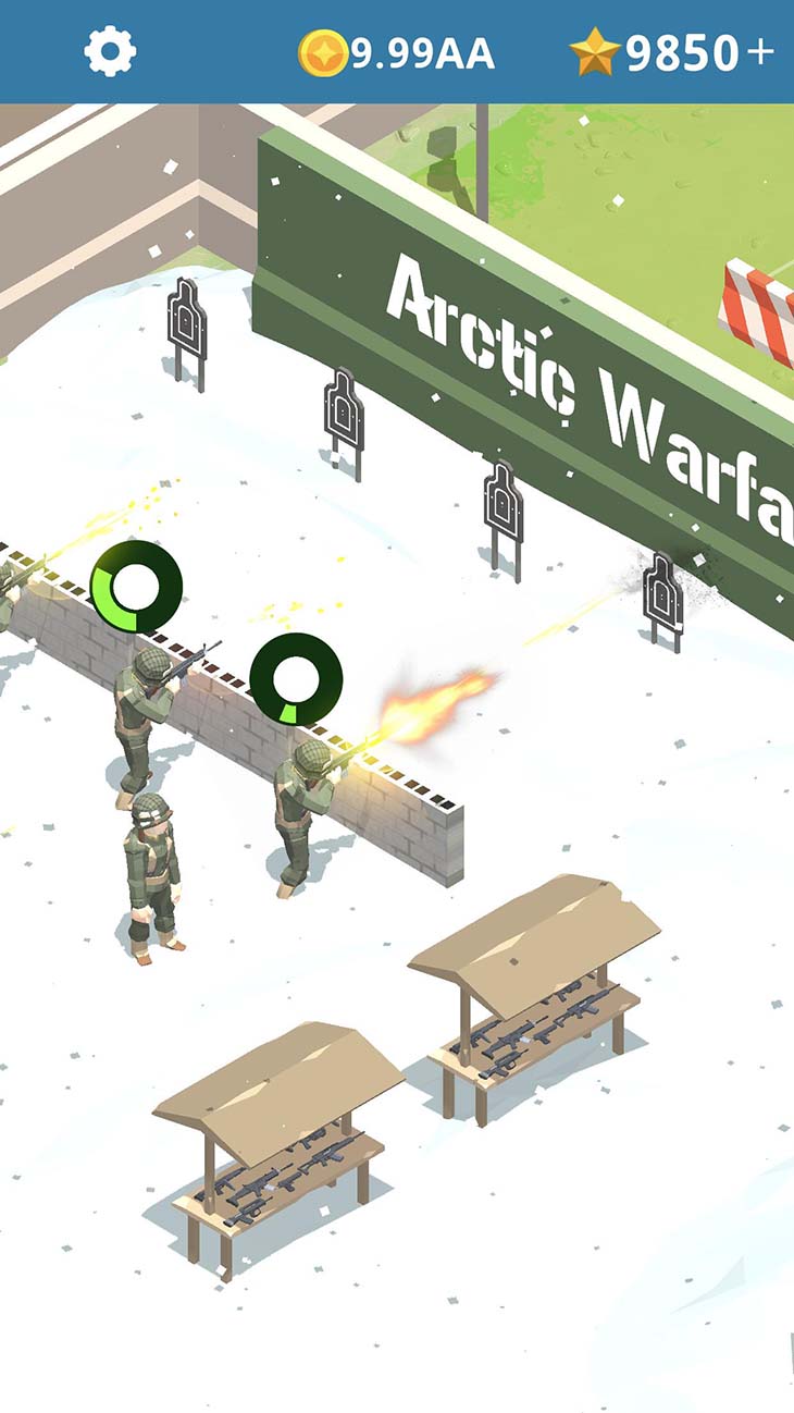 Idle Army Base لقطة شاشة 2