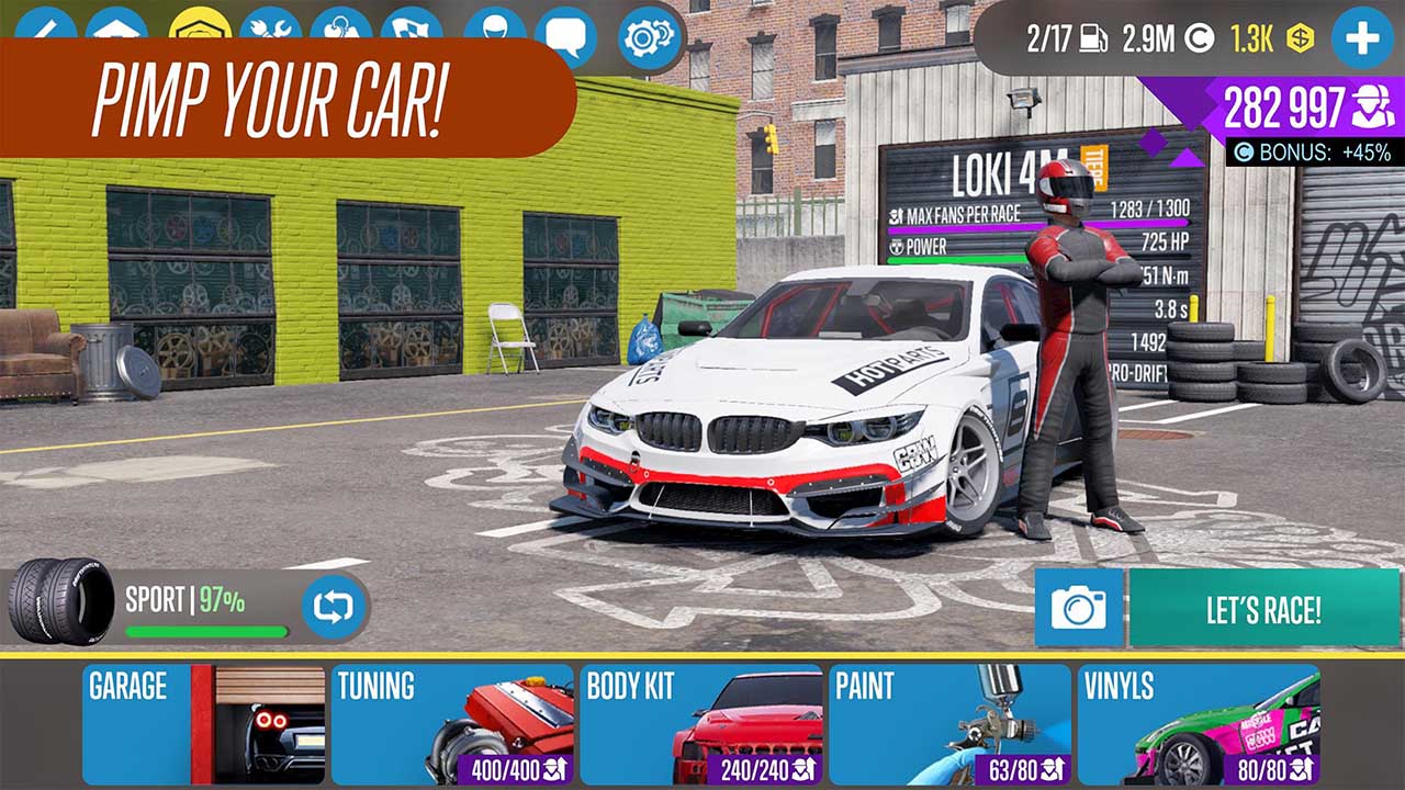 شاشة CarX Drift Racing 2 0