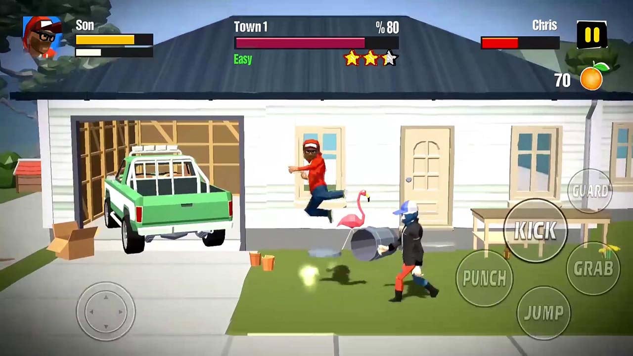 شاشة City Fighter vs Street Gang 4