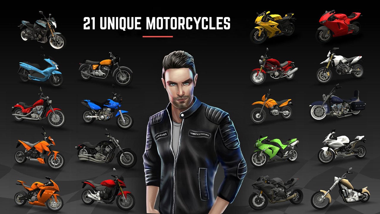 شاشة Racing Fever Moto 1