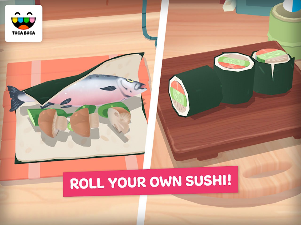 شاشة مطعم Toca Kitchen Sushi 2