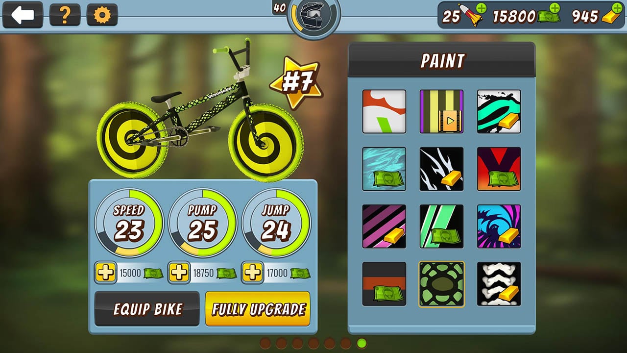 شاشة Mad Skills BMX 2 3