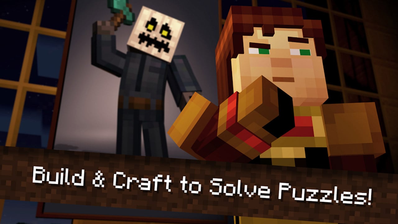 شاشة Minecraft Story Mode 1