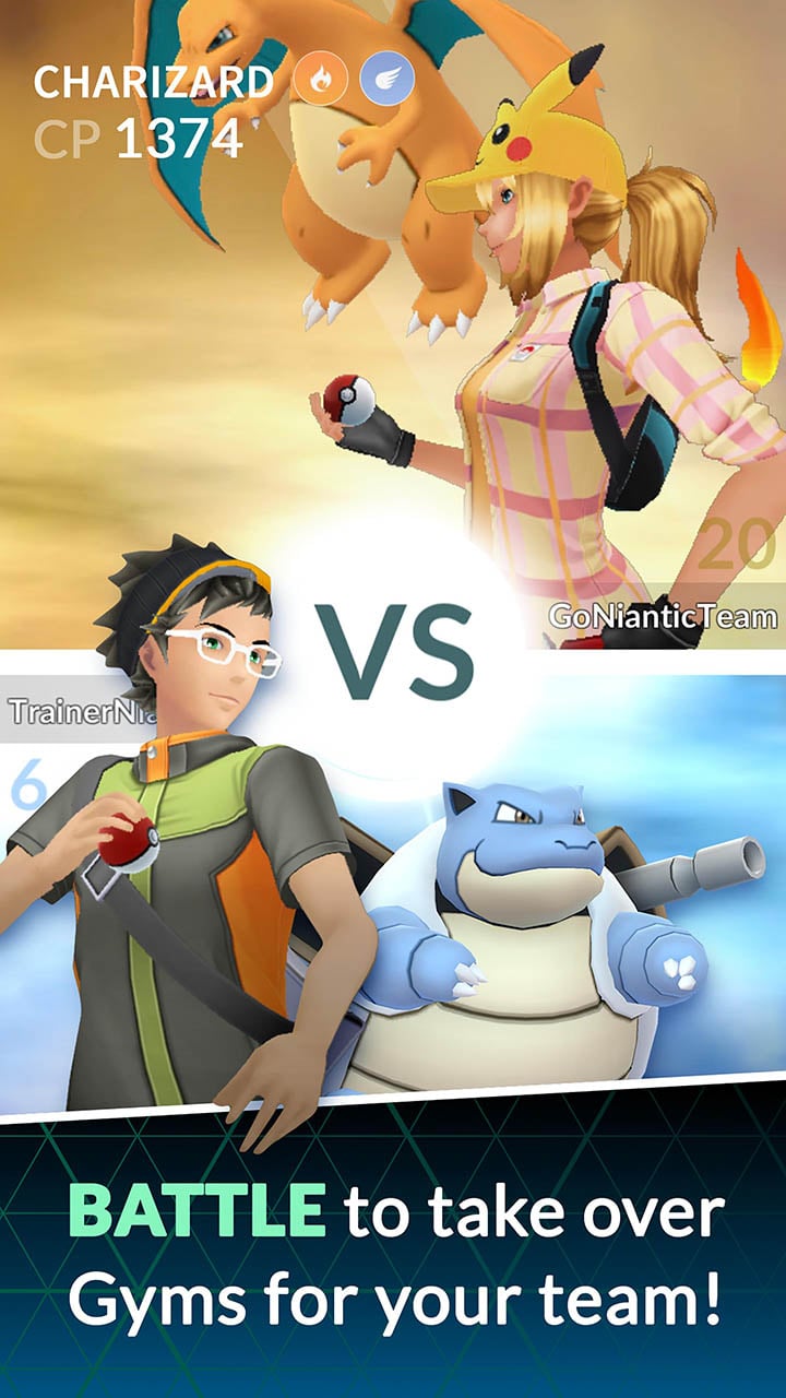 شاشة Pokémon GO 3