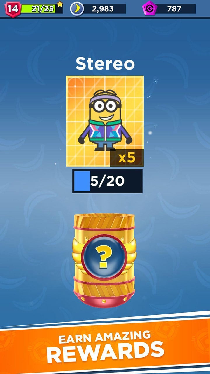 شاشة Minion Rush 2