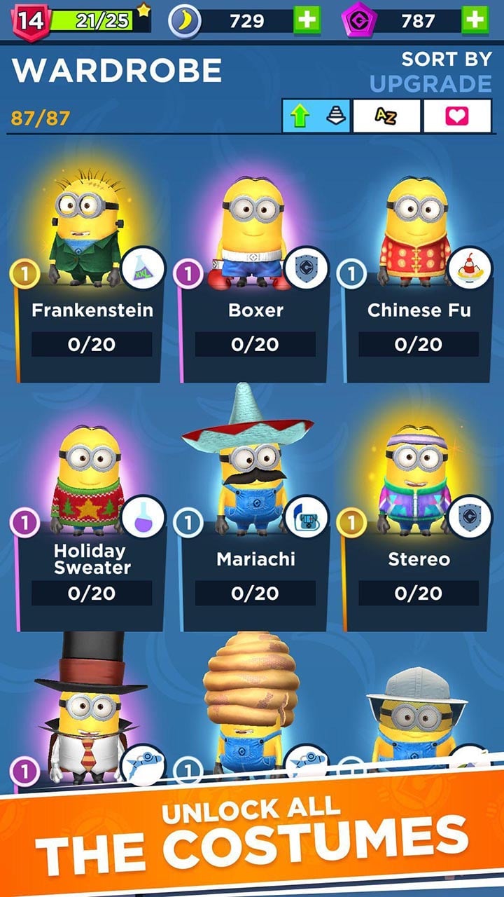 شاشة Minion Rush 1