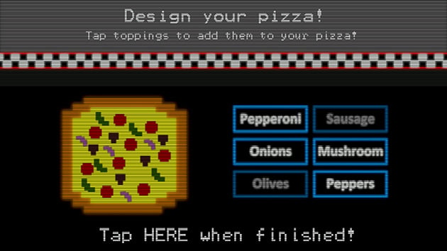 FNaF 6: لقطة شاشة Pizzeria Simulator 2