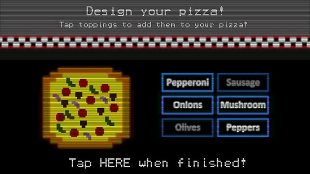 FNaF 6: لقطة شاشة Pizzeria Simulator 2
