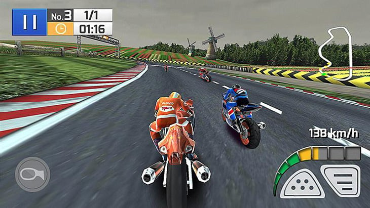 لقطة شاشة Real Bike Racing 1