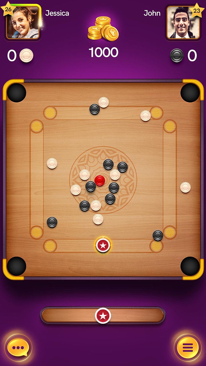 شاشة لعبة Carrom Pool Disc 1