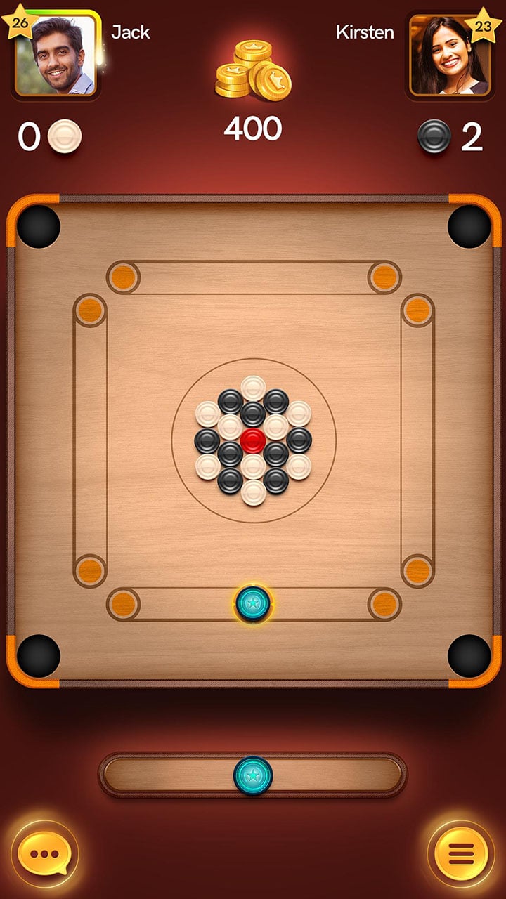 شاشة لعبة Carrom Pool Disc 0