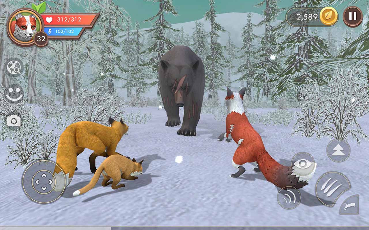 شاشة WildCraft Animal Sim Online 3D 3
