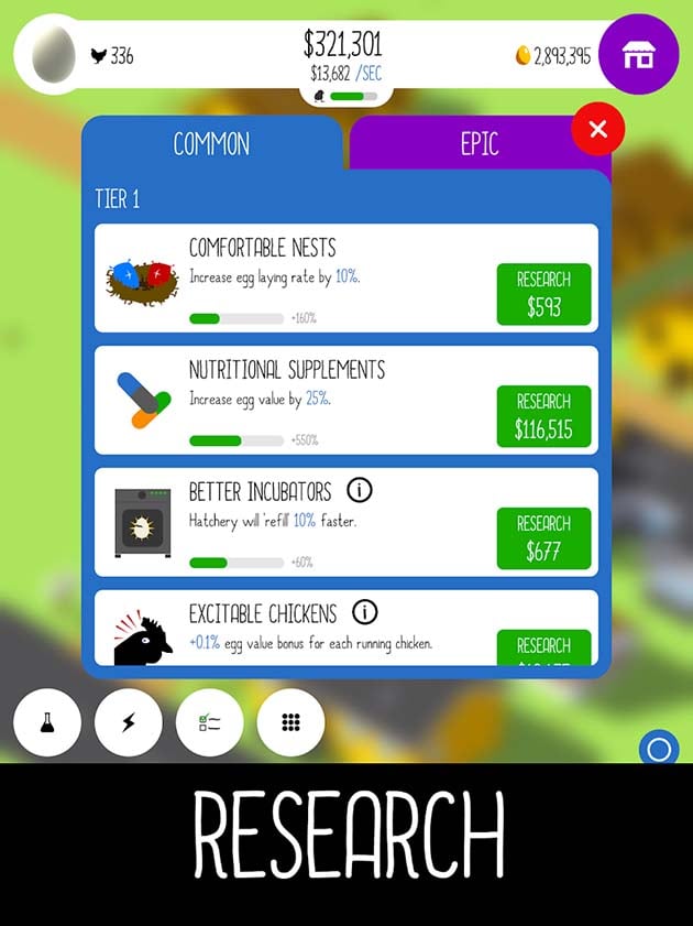 لقطة شاشة Egg Inc