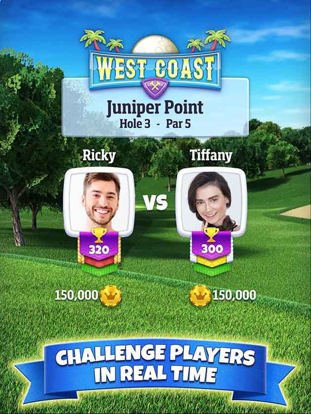 لقطة شاشة لعبة Golf Clash