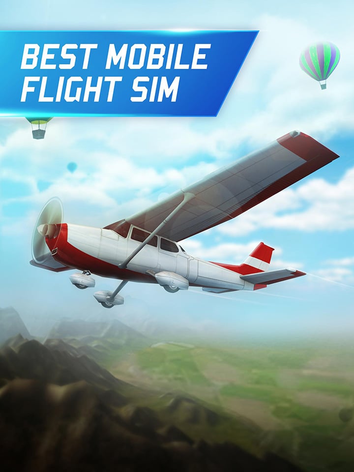 شاشة Flight Pilot Simulator 3D 1