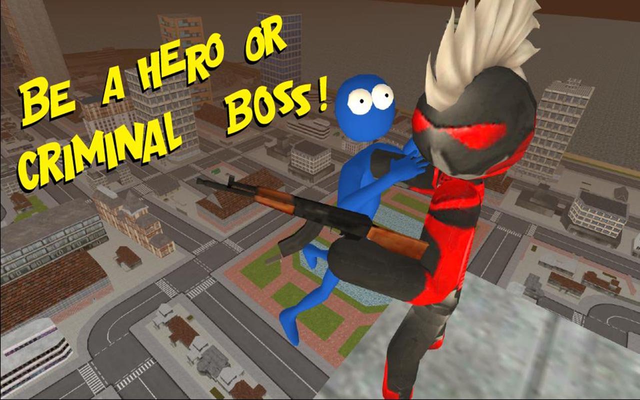 شاشة Stickman Rope Hero 2