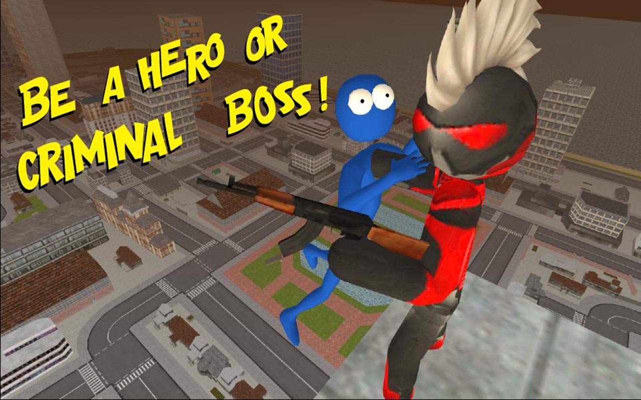 شاشة Stickman Rope Hero 2