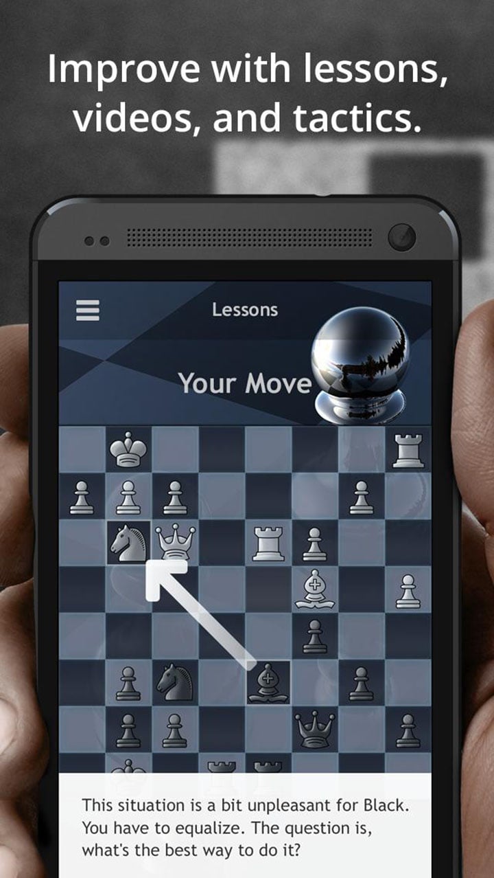 شاشة الشطرنج العب وتعلم 2