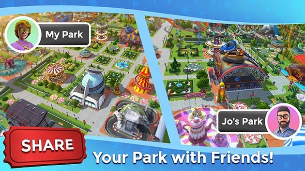 RollerCoaster Tycoon Touch لقطة شاشة 4