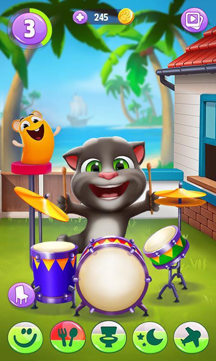 شاشة My Talking Tom 2 0