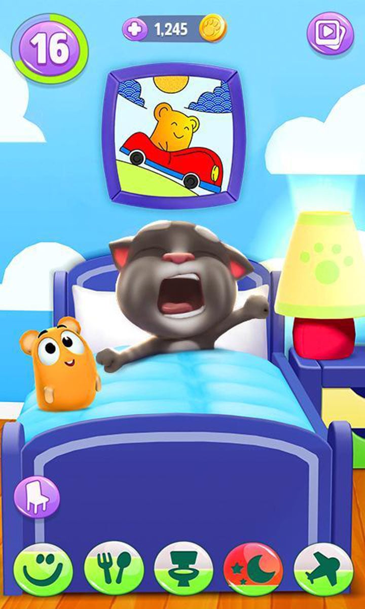 شاشة My Talking Tom 2 3