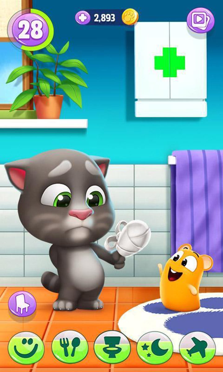 شاشة My Talking Tom 2 5