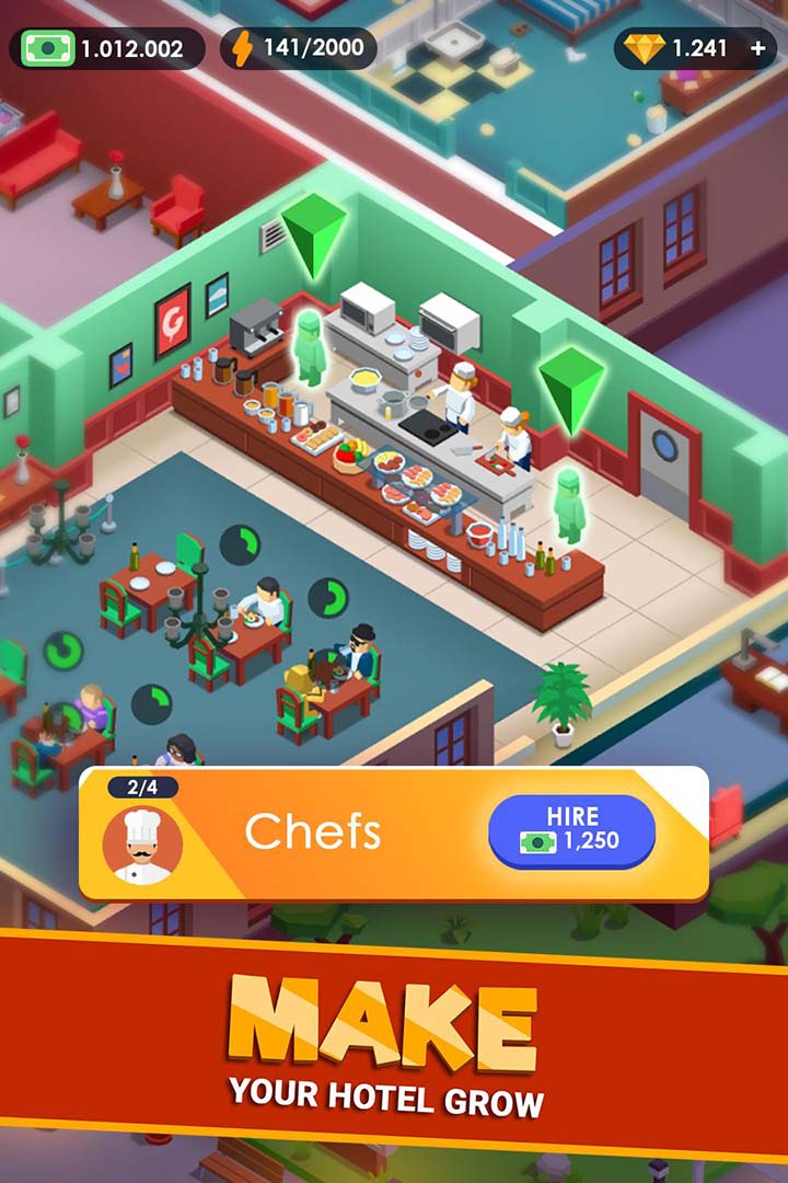 لقطة شاشة Hotel Empire Tycoon 2