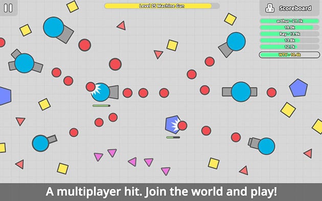 لقطة شاشة Diep.io 2