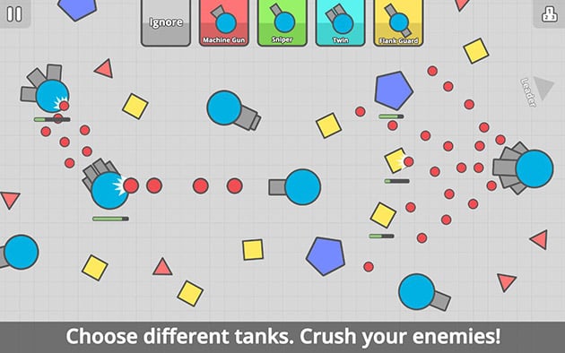 لقطة شاشة Diep.io 1