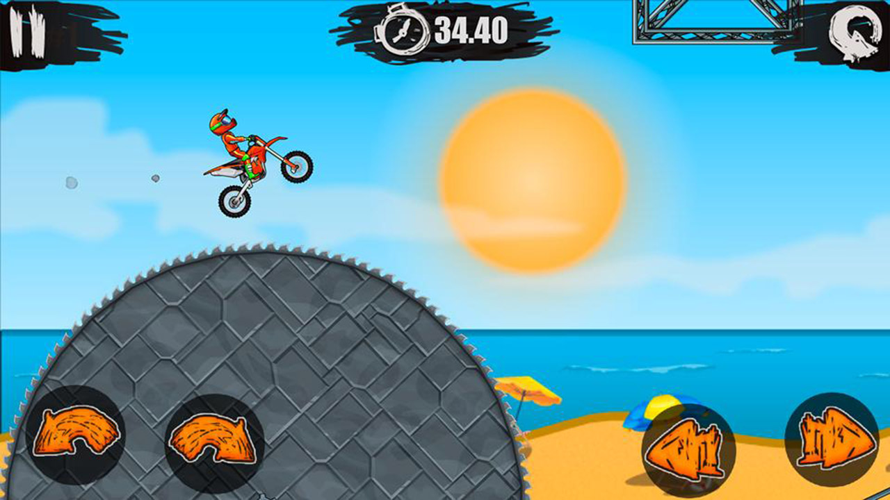 شاشة لعبة Moto X3M Bike Race 0