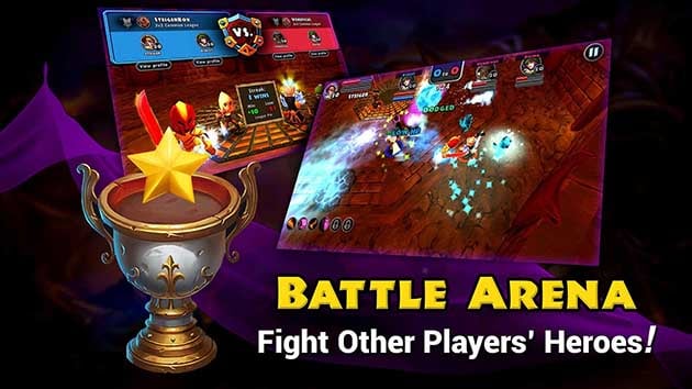 لعبة Dungeon Quest لقطة شاشة 1