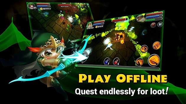 لقطة شاشة لعبة Dungeon Quest 2