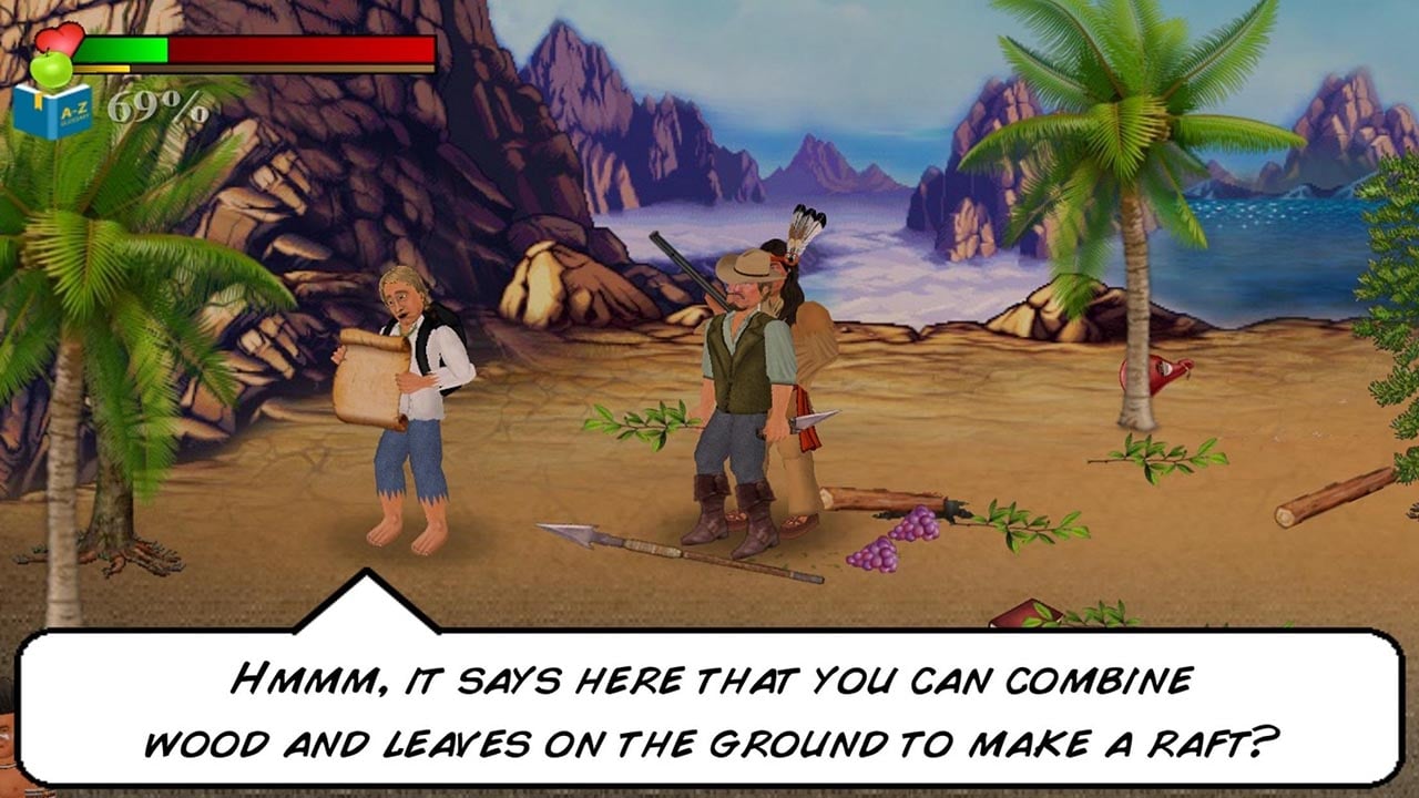 شاشة Sim Wrecked Island Survival Sim 1