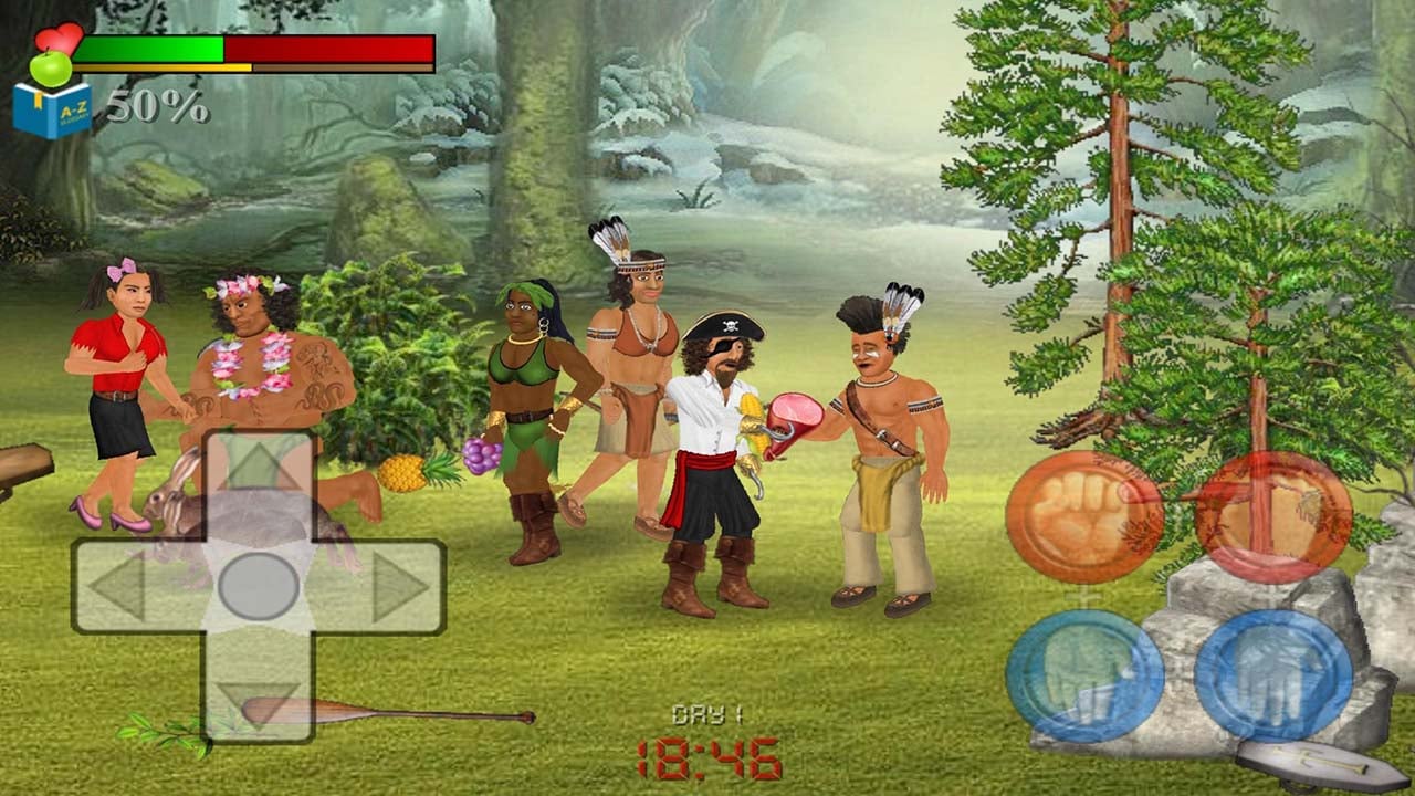 شاشة لعبة Wrecked Island Survival Sim 2