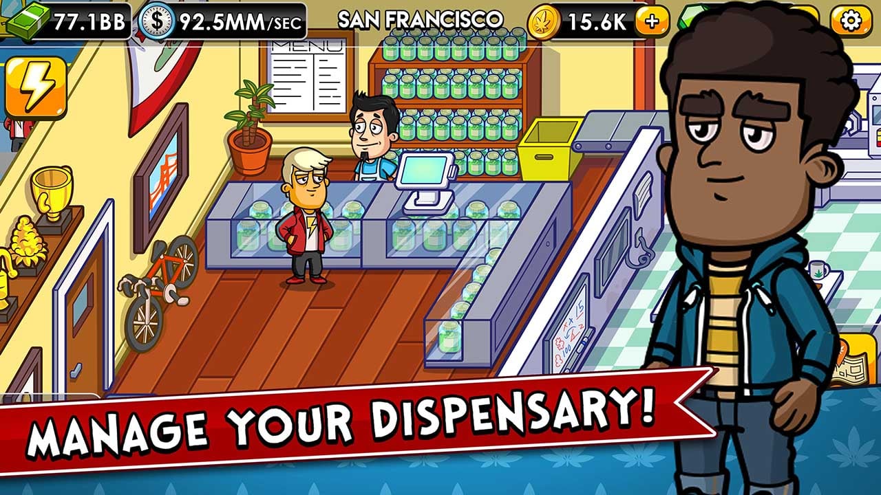 Weed Inc Idle Tycoon screen 2