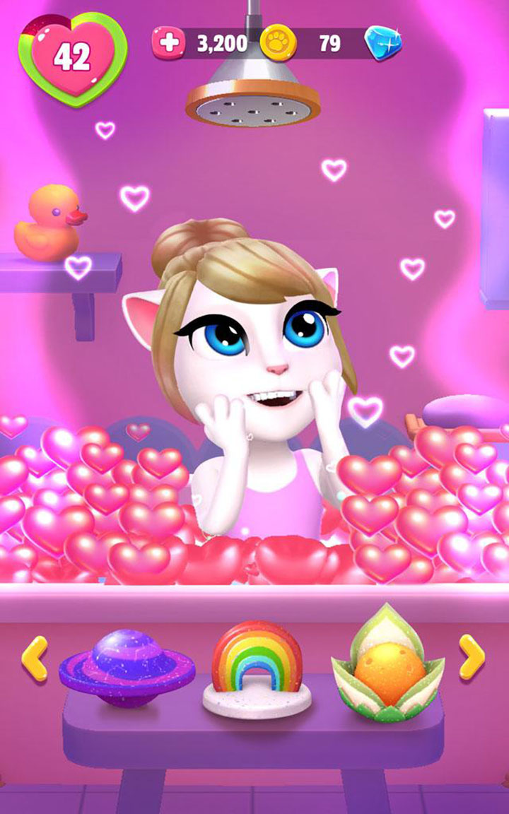 شاشة My Talking Angela 2 4