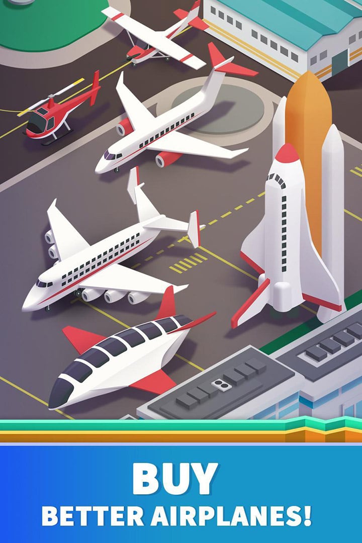 شاشة Idle Airport Tycoon 2