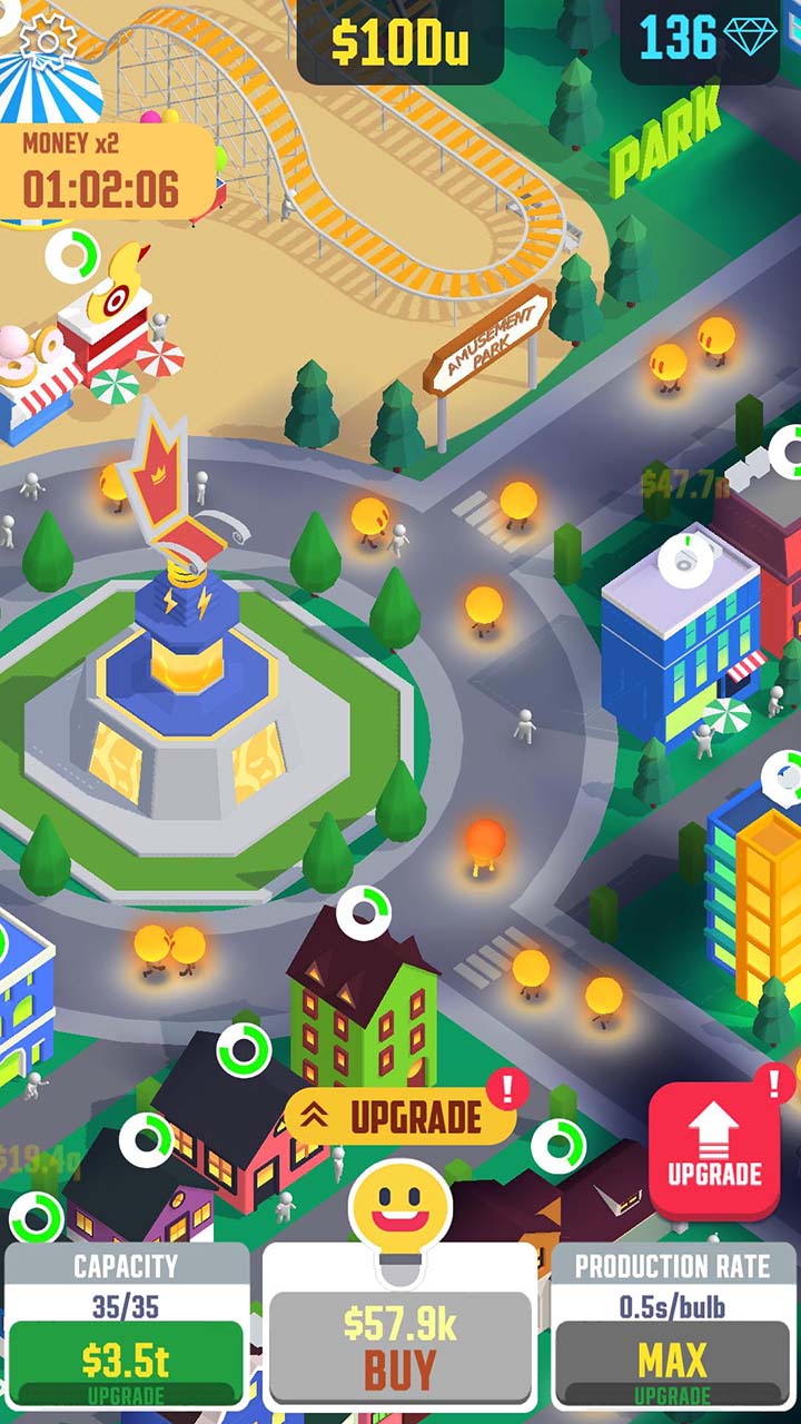 شاشة Idle Light City 3