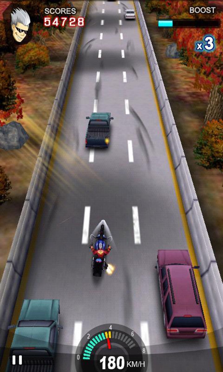 شاشة Racing Moto 1