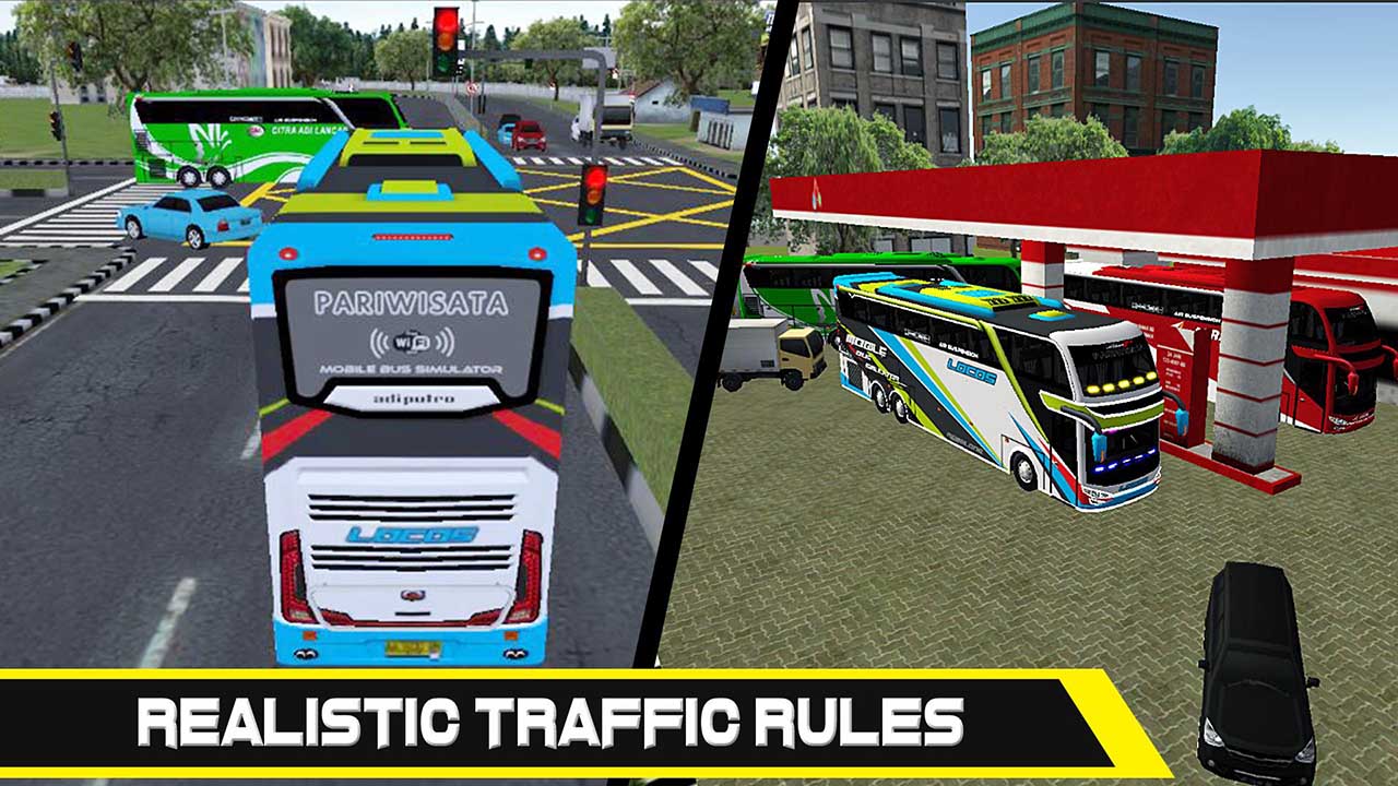 شاشة Mobile Bus Simulator 2