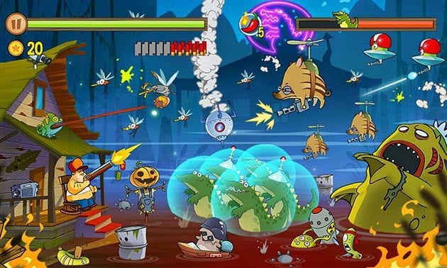 Swamp Attack لقطة شاشة 1