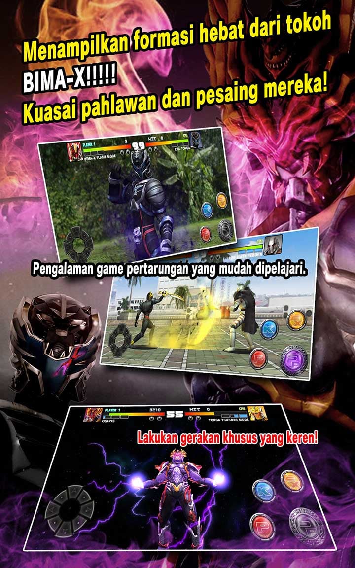 شاشة SATRIA HEROES 2